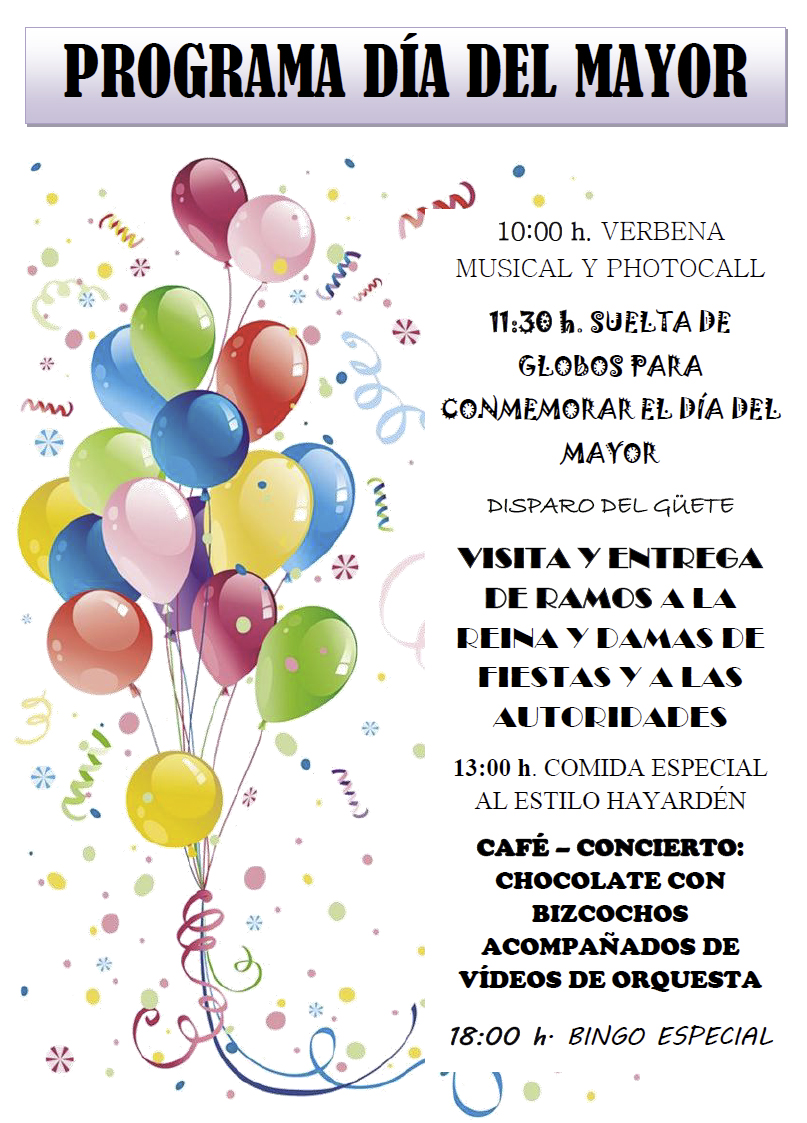 Dia del Mayor Residencia Hayarden